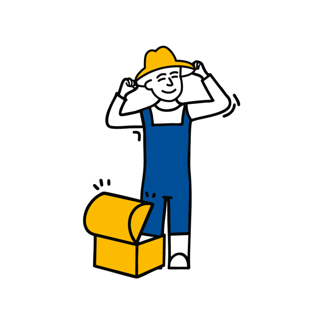 Fantastiko avec un coffre au trésor