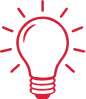 Icône ampoule verte — innovation RSE et ateliers sur-mesure