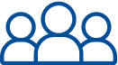 Icône groupe de personnes — team building RSE collaboratif