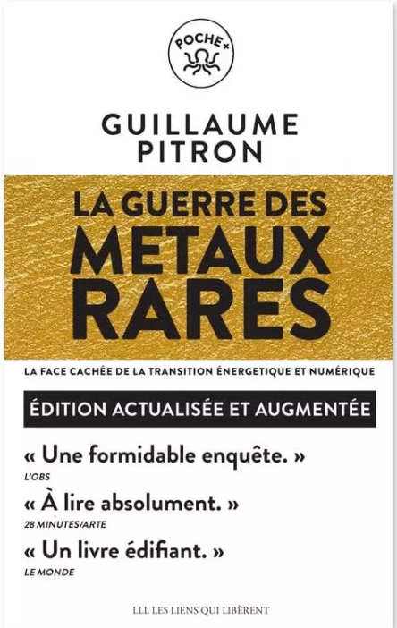 Couverture du livre La Guerre des métaux rares de Guillaume Pitron